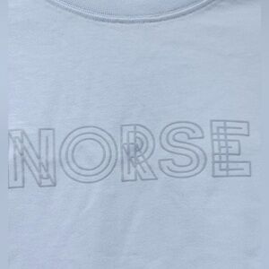 NORSE PROJECTS organic cotton t-shirt Norse cream Sz Large